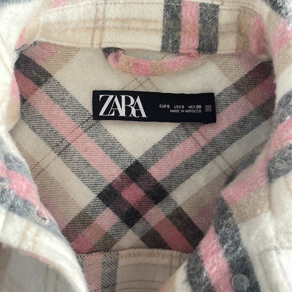 Zara plaid jacket size small - Picture 2 of 3